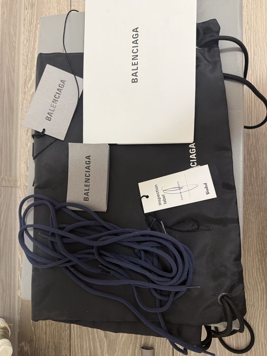 Balenciaga track navy blue clear sole .nr.42