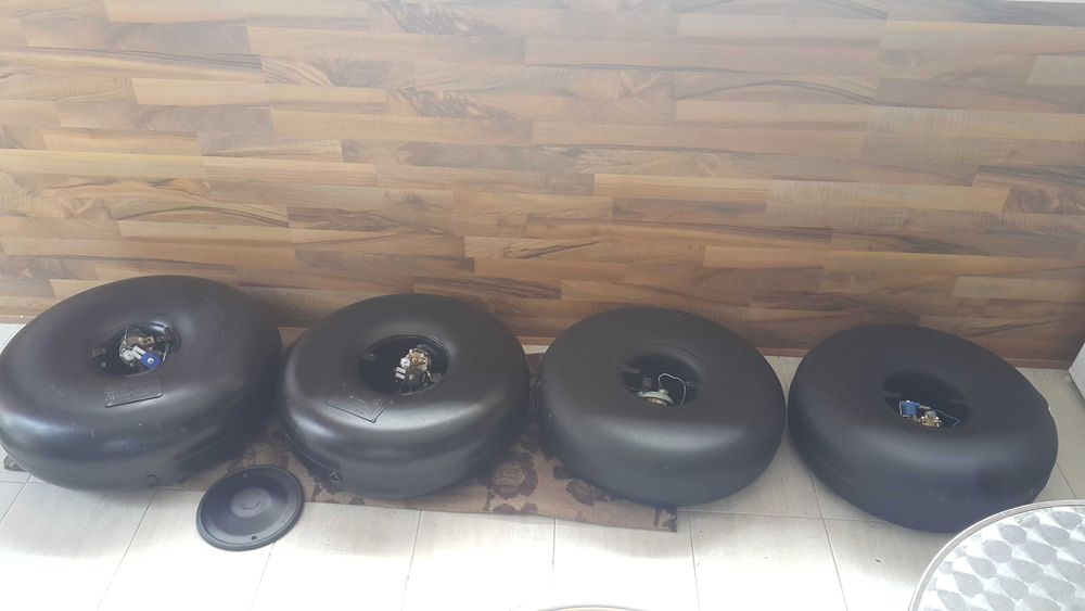 Тороидални газови бутилки в комплект с евроклапан