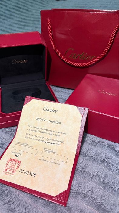 Оригинальная коробка Картье