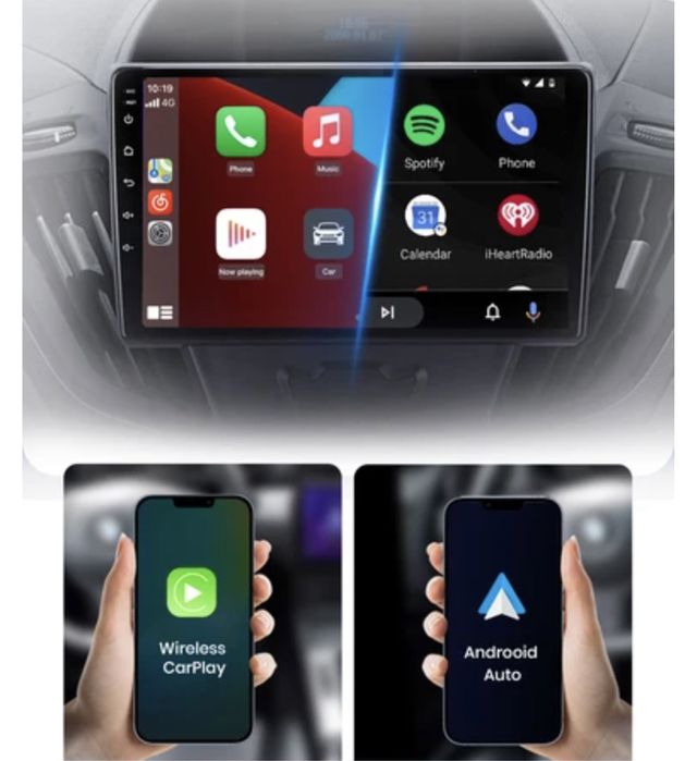 Navigatie Android Ford Transit Custom Carplay Android Auto Waze