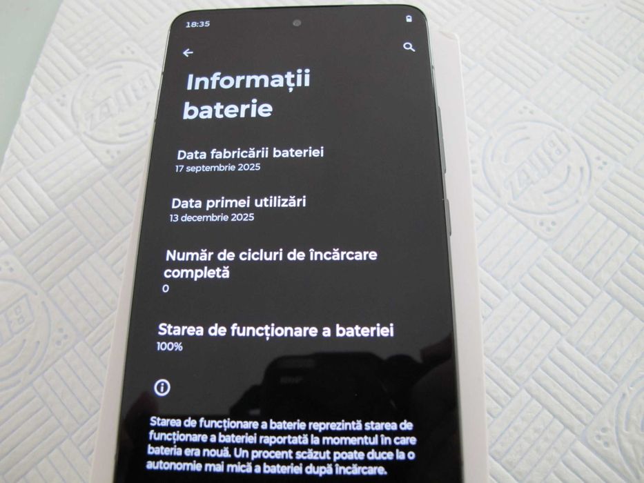 Motorola edge 70 , nou ! 0 cicluri bateria , garantie Altex din 18.12.