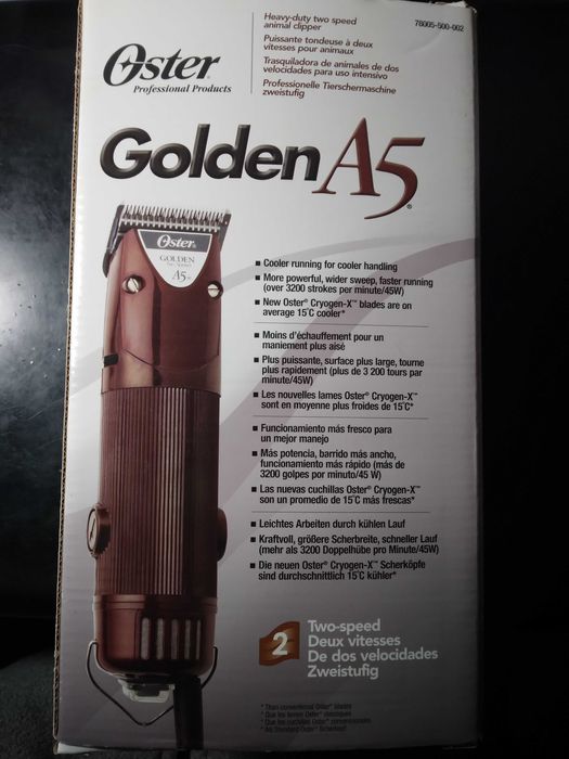 Masina profesionala de tuns animale Oster Golden A5