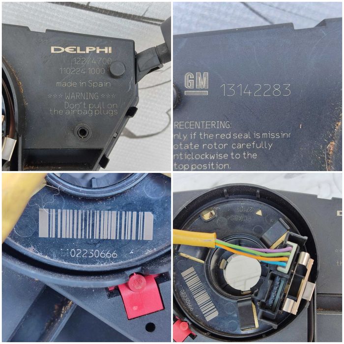 Ansamblu manete comenzi volan + spiră Opel Corsa D 12274700 2011 / [2006-2014] / (5B3)