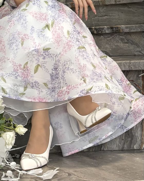 Вечерние туфли лодочка