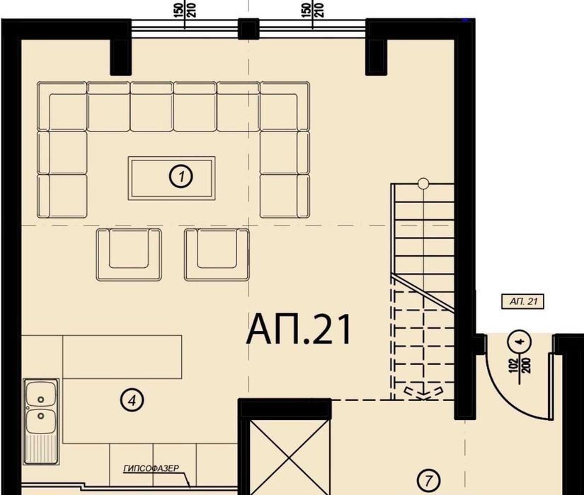 Продава се Мезонет в София, Център - 120 кв.м за 1834 €/кв.м - Снимка #11