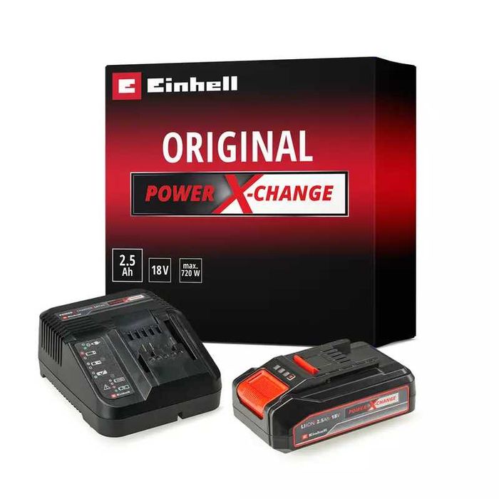 Батерия и зарядно Einhell Power x-change 18v 2.5Ah