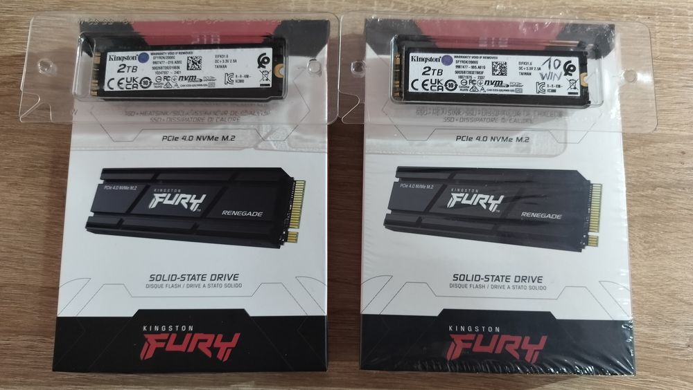 SSD 2x2TB KINGSTON Fury Renegade, 4TB