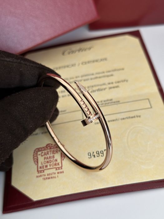 Brățară Cartier Juste un Clou 19 Rose Gold 750 Diamond cu Cutie