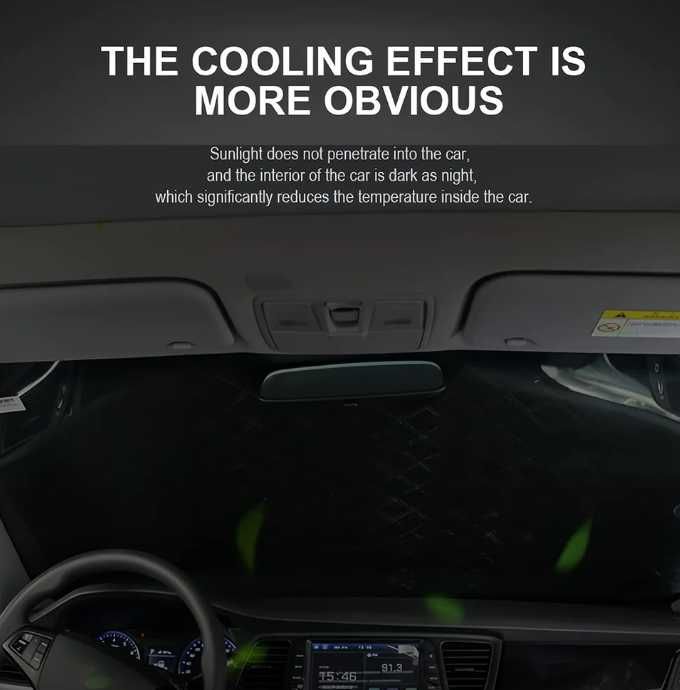 Термо сенник за предно стъкло на автомобил