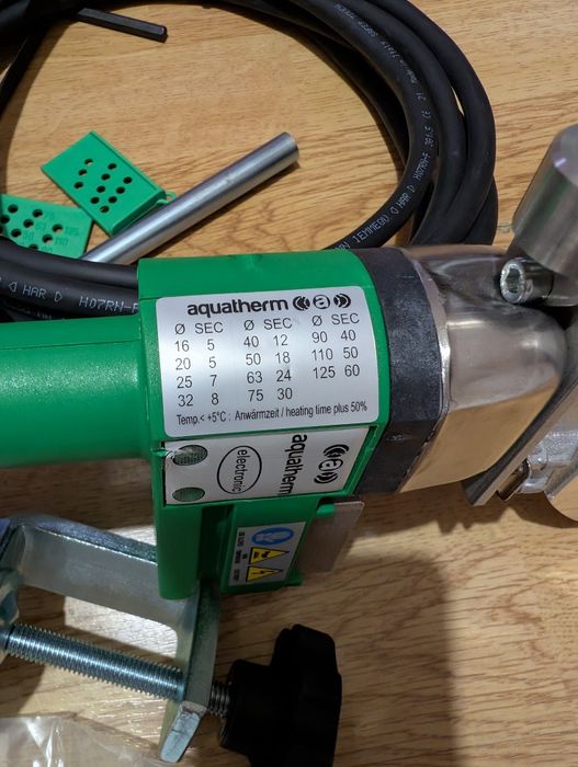 Trusă Polifuzor Profesional Ritmo / Aquatherm AQ125 TFE (1400W) – NOUĂ