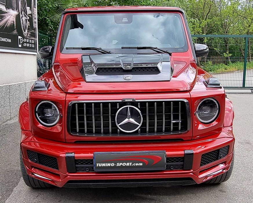 Добавка карбон към предна маска G63 AMG W463A W464