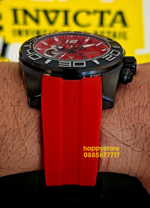 INVICTA Pro Diver Red 50 mm, Инвикта нов ръчен часовник