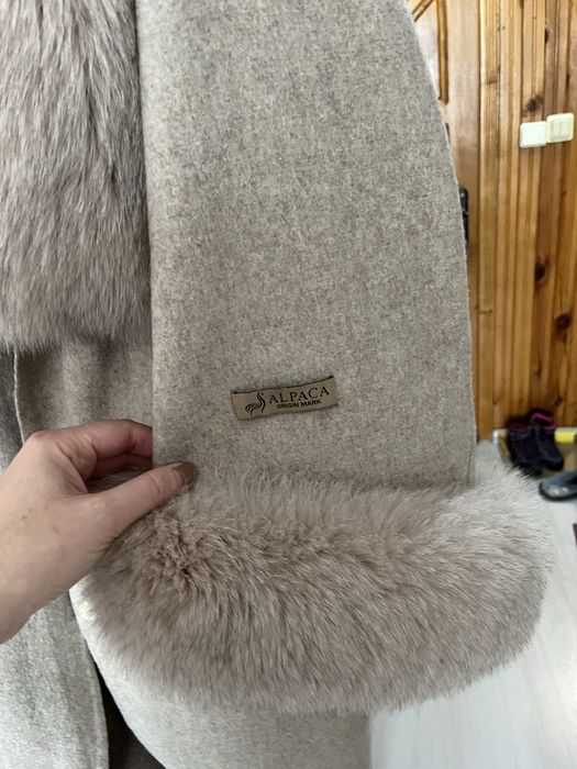 Палто естествен косъм