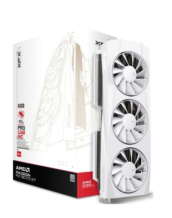 Placă video Rx 9070 xt alba XFX