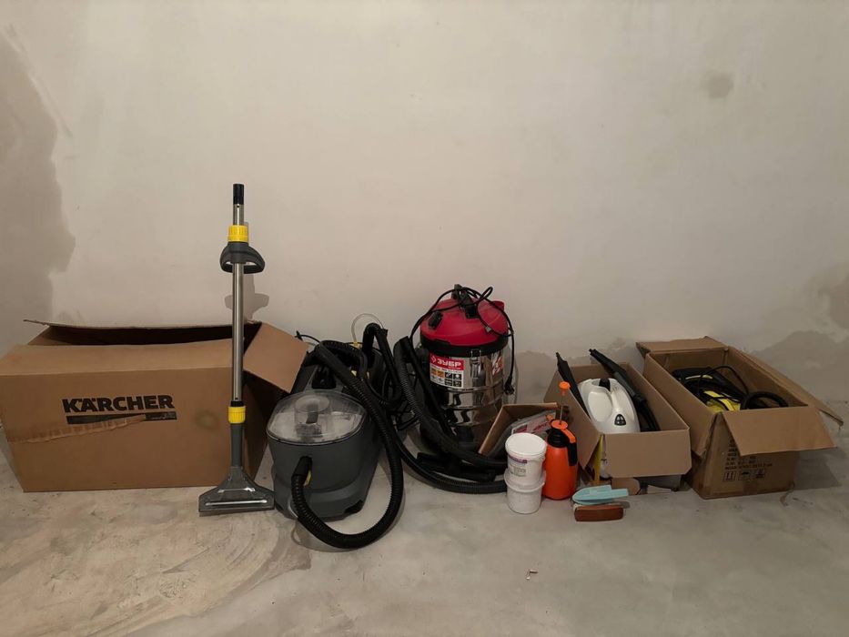 Продам моющий пылесос, порагенератор karcher puzzi10/1