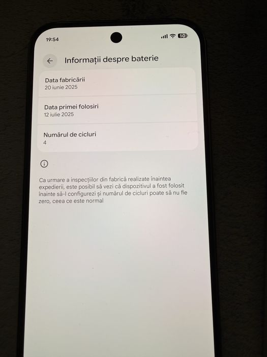 Google Pixel 10 Pro Xl 256 gb 16 gb ram Obsidian 4 cicluri de incarcare