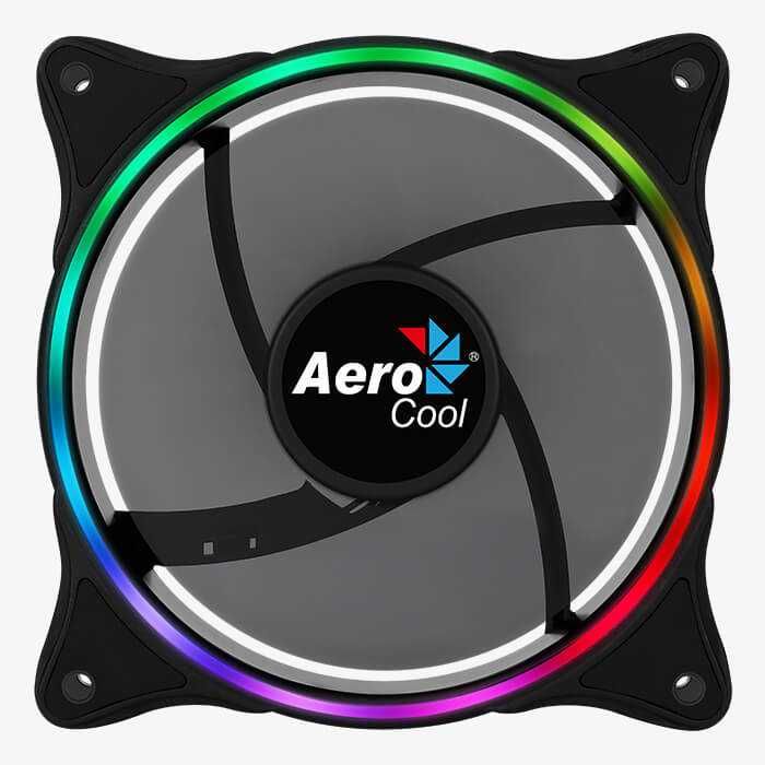 2 Buc. Ventilatoare Aerocool Eclipse 120mm iluminare ARGB Pack