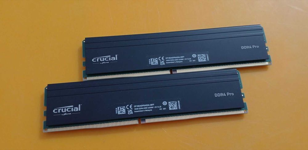 Kit 32GB DDR4 Crucial Pro,2x 16GB, 3200Mhz CL22 Intel XMP 2.0