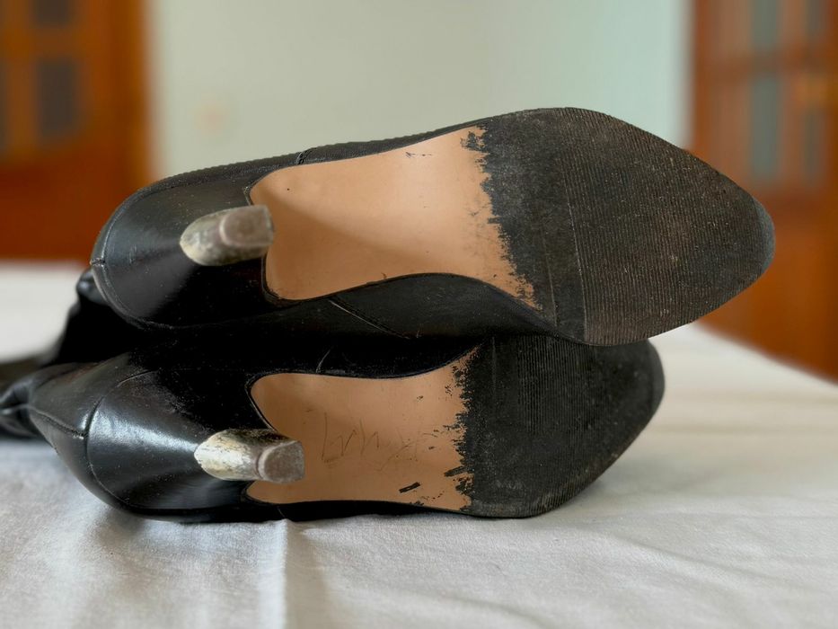 Туфли из натуральной замши