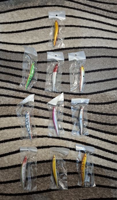 Риболовна макара Okuma Inspira S Blue 40 + воблери