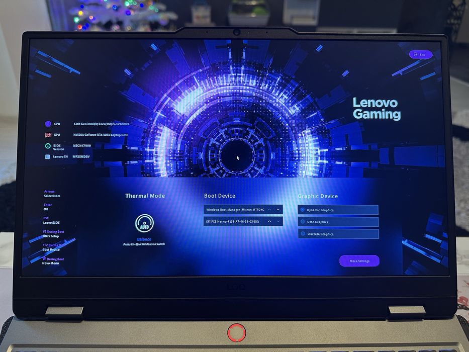 Laptop Gaming Lenovo LOQ i5-12600HX-RTX 4050 NOU