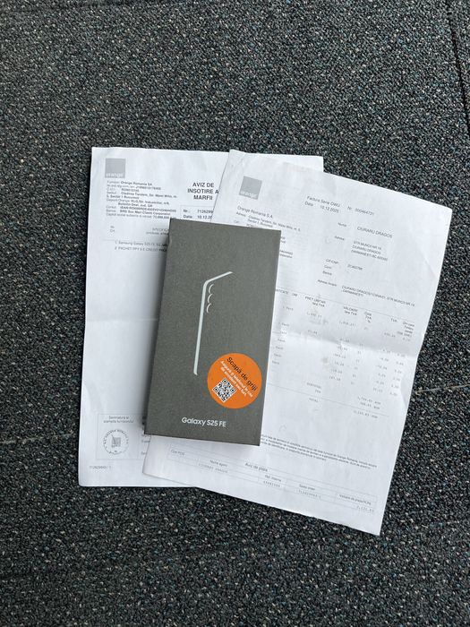 NOU   Samsung Galaxy S25 FE, 128/8GRAM, Factura &  Garantie 2 Ani
