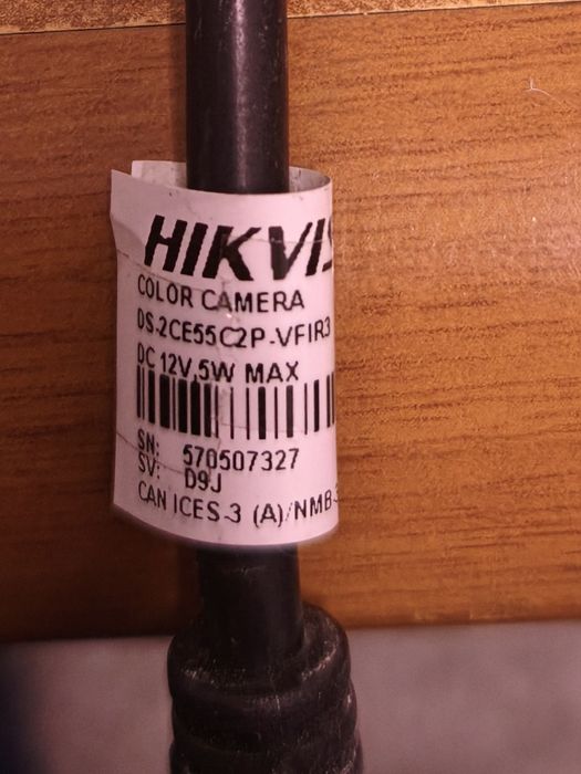 Аналогова Вандалоустойчива куполна камера Hikvision DS-2CE55C2P-VFIR3