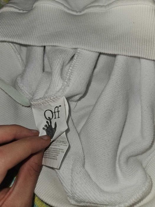 Hanorac Off-White marker hoodie alb (S)