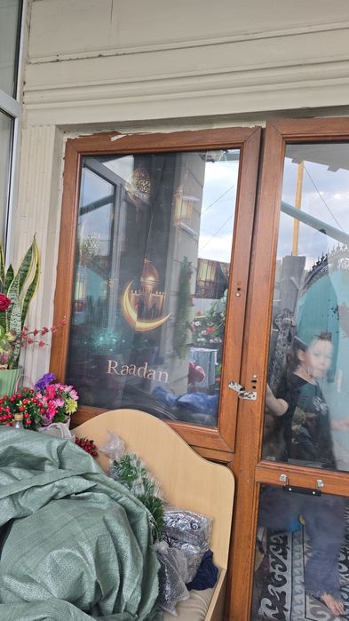 Дверь пластик окно
