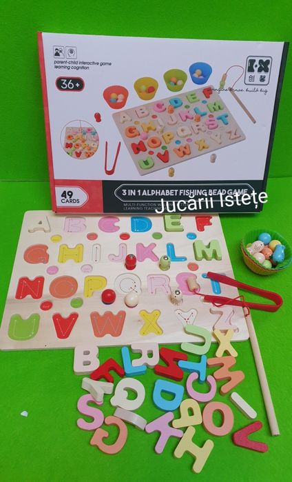 Set 2 puzzle-uri incastru Cifre+ Litere