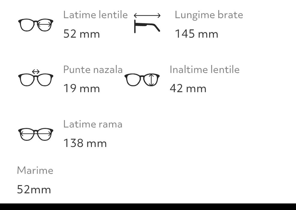 Ramă ochelari David Beckham