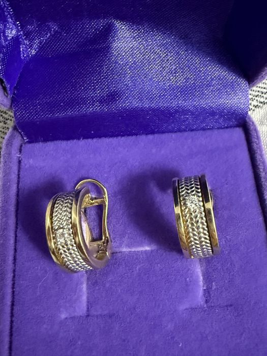 Бриллиантовые серьги