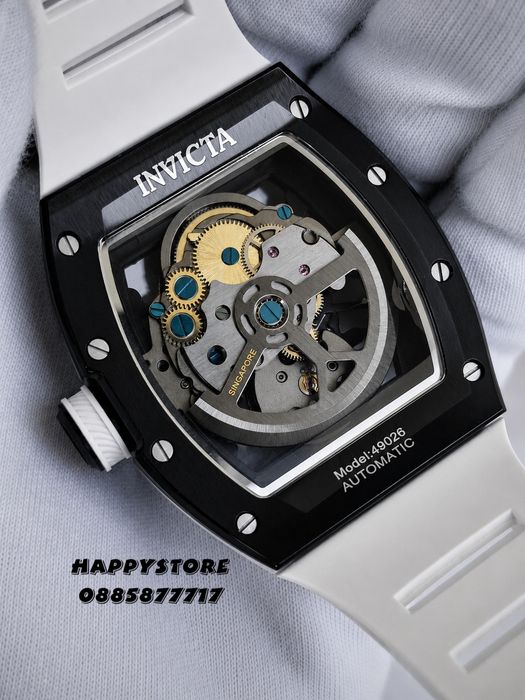 INVICTA Skull white automatic 42 mm, Инвикта нов мъжки часовник