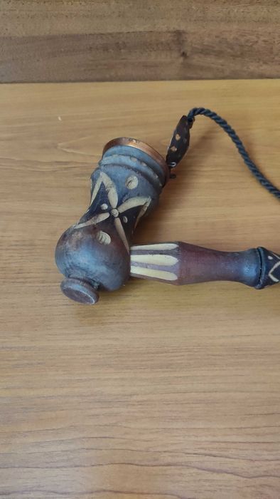 2 стари дървени лули ръчна изработка