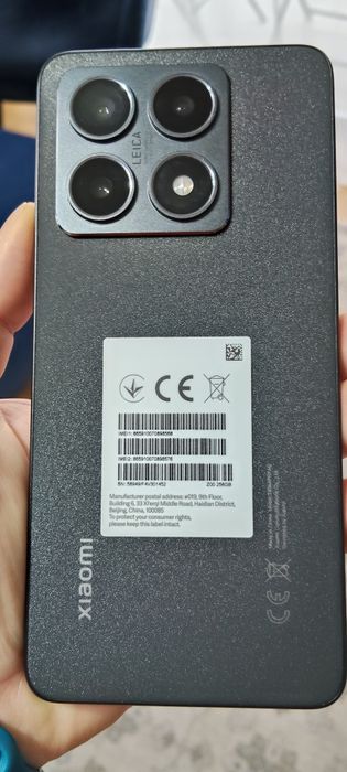 Telefon  Xiaomi 14T, 12GB RAM, 256GB, Titan Black, Garanție 10.11.2026