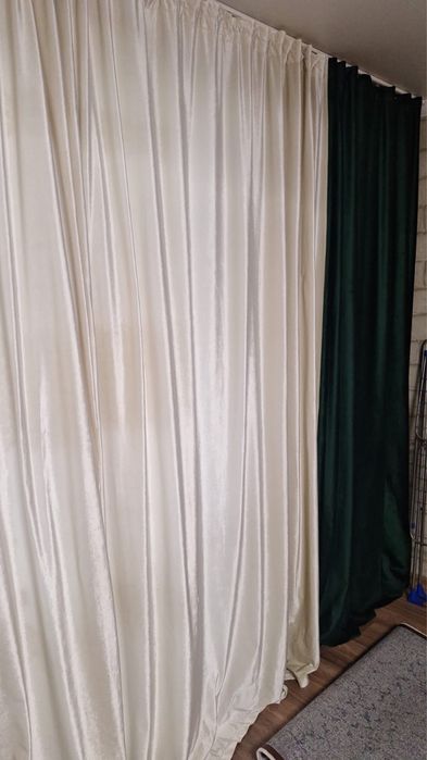 Комплект тюль и шторы