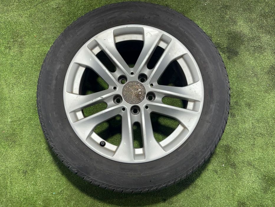 JANTE MERCEDES BENZ R16 / 5x112 / C-Class (W204) / 205/55 R16 91V / 7JX16H2 / ET 43 / + CAUCIUCURI (X4)