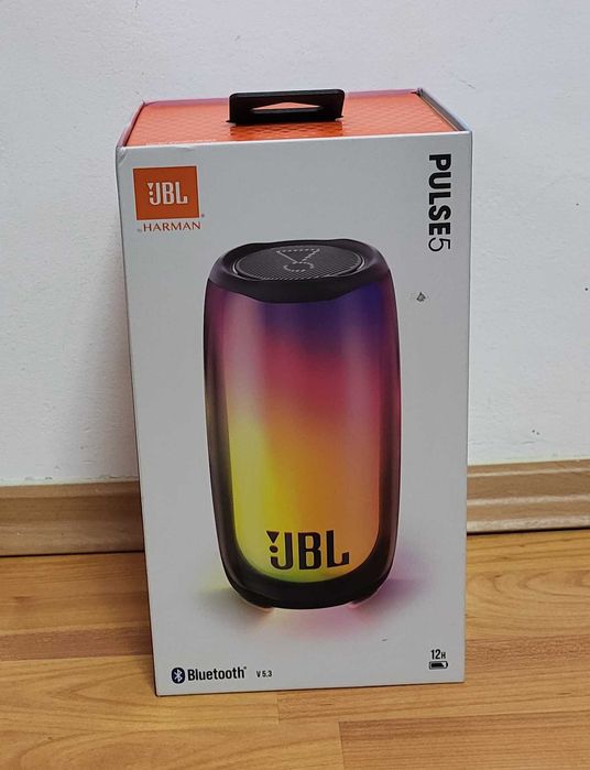 Sigilat Boxa portabila JBL Pulse 5, Lumini 360 grade