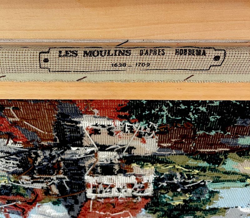 Goblen Les Moulins d’apres Hobbema, Meindert ( Amsterdam 1638-1709)