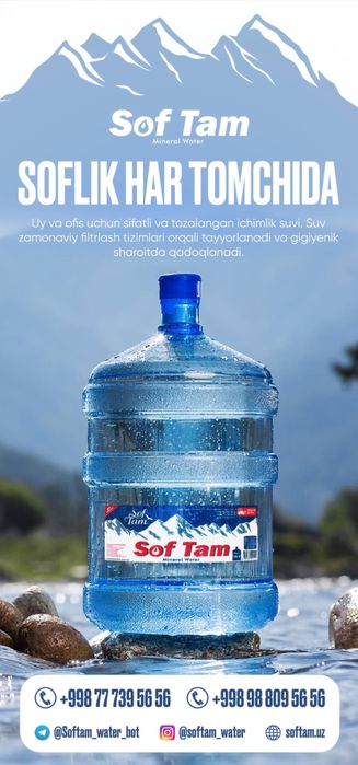 Softam suvlari 18.9l kapsula suvlari