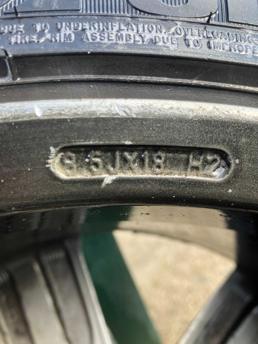 джанти 18 цола, 5по112 VW с нови зимни гуми