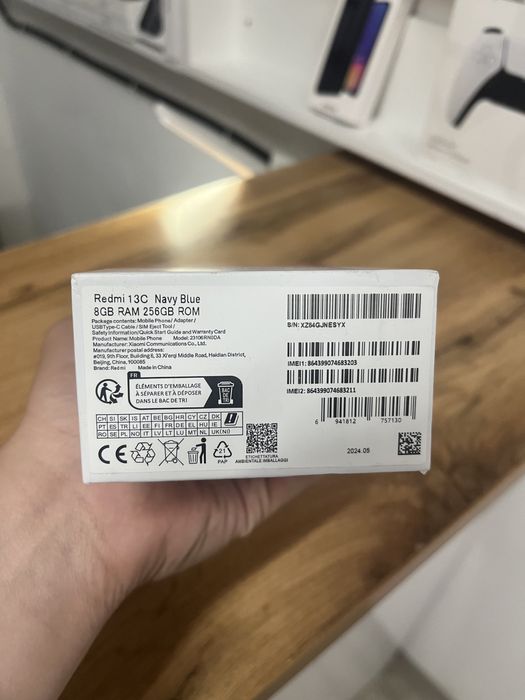 Redmi 13 C новый с каропкой запечатный (год гарантия)  256гб ореп 8гб