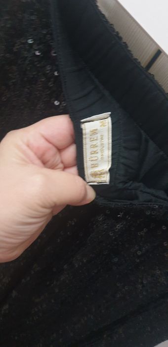 Юбка в пол с пайетками