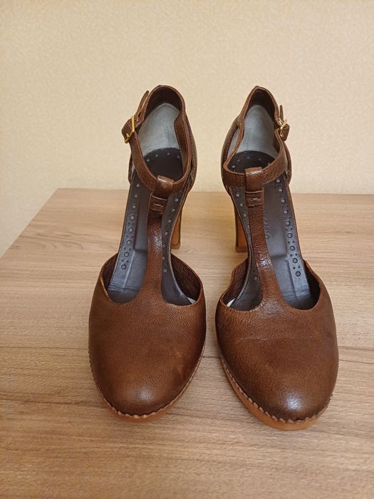 Max Mara x Roberto Del Carlo х Pollini дамски кожени обувки №36,37 – Made in Italy