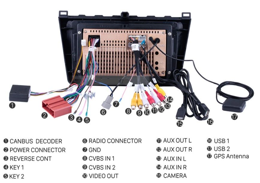 Мултимедия 9" ANDROID 14 за Mazda 3 BL CARPLAY RDS DSP навигация WAZE