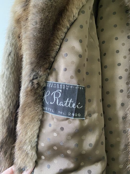 Haina din  blana naturala de nurca