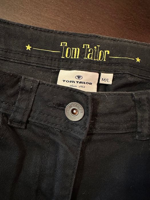 Черни тесни дънки Tom Tailor