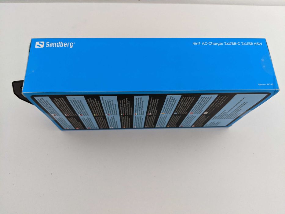 Vand incarcator 4 in 1 laptop,smartphone Sandberg 65W nou,sigilat