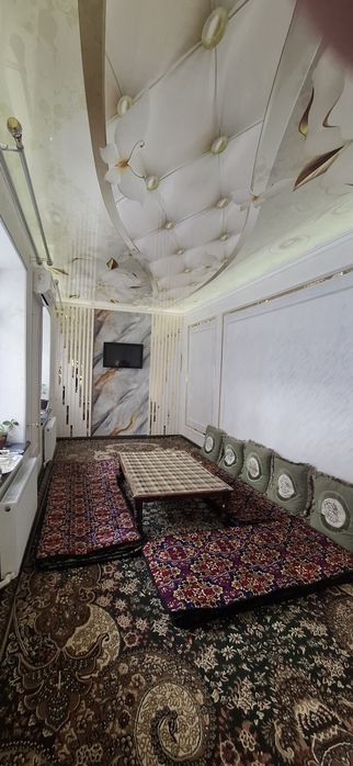 Evro remon, natyajnoy potolki, oboy