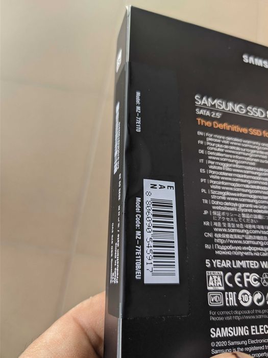 Solid State Drive (SSD) 1TB Samsung 870 EVO 2,5", SATA III Sigilat